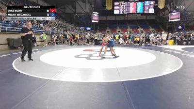 150 lbs Cons. Rd Of 32 - Luke Egan, MI vs Micah McCaskill, TX