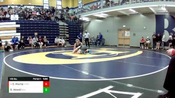 145 lbs. Champ. Round 2 - Caraline Klump, Farmington vs Riley Howell, Brookfield
