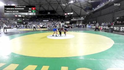 Girls 3A 115 lbs Cons. Round 2 - Keilyn Taylor, Sedro-Woolley (Girls) vs Serlisha Rodriguez, Silas (Girls)