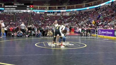 145 lbs 3rd Place - Greyson Music, Bishop McDevitt vs Caden Judice, Bald Eagle Area