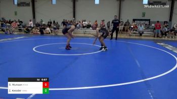 132 lbs Consolation - Desza Munson, Pomona Elite vs Zoey Kessler, Team Kansas