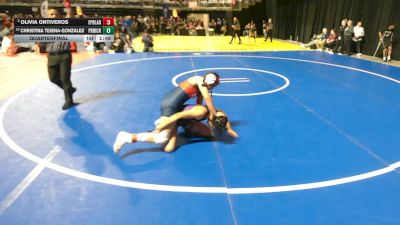 5A 125 lbs Quarterfinal - Christina Tejena-Gonzalez, Prosper Richland vs Olivia Ontiveros, El Paso Bel Air