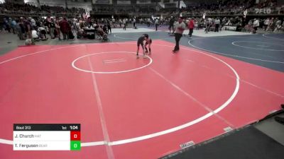 57 lbs Semifinal - Jaxson Church, Mat Burners WC vs Timothy-James Ferguson, Bear Creek Jr. Wrestling