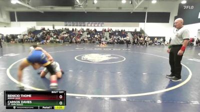 106 lbs Semifinal - Carson Davies, St. John Bosco vs Benicio Thome, Bishop Amat