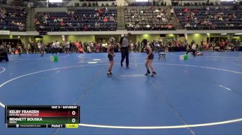 80 lbs Round 3 - Kelby Franzen, Outlaw Wresting Club vs Bennett Bouska, NEIWC