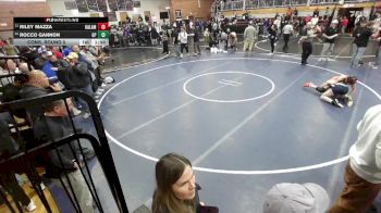 132 lbs Cons. Round 5 - Rocco Gannon, Gonzaga Prep vs Riley Mazza, Kalama