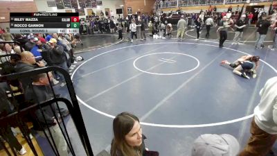 132 lbs Cons. Round 5 - Rocco Gannon, Gonzaga Prep vs Riley Mazza, Kalama