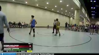 170 lbs Round 6 (10 Team) - Anthony Cashman, Warrior Elite vs Korbin Sadlowski, D1 Wrestling Academy