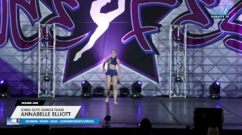 Iowa Elite Dance Team - Annabelle Elliott [2025 Youth - Solo - Contemporary/Lyrical Day] 2025 DanceFest Grand Nationals