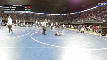 45 lbs Round Of 16 - Alyvia Yothers, Chestnut Ridge vs Jasmine Jones, Bethlehem