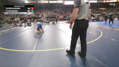 5A 98 lbs Quarterfinal - Kaynon Navarro, Nampa vs Cyler Beeson, Middleton