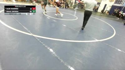 126 lbs Champ. Round 3 - Isaac Ortega, Costa Mesa vs Alek Ramirez, Laguna Beach