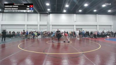 140 lbs Champ. Rd Of 16 - Caroline Owens, Team Missouri Select vs BROOKE MURRAY, Empire Girls Wrestling Club