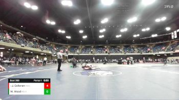 132 lbs Cons. Round 1 - Jake Colleran, Maine South vs Mason Wood, Normal West