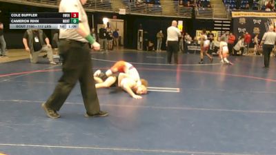 117 lbs Round Of 32 - Cole Buffler, Owen J. Roberts vs Cameron Rihn, Montour