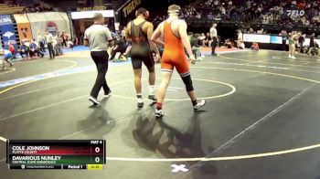 175 Class 3 lbs Cons. Round 2 - Cole Johnson, Platte County vs Davarious Nunley, Central (Cape Girardeau)