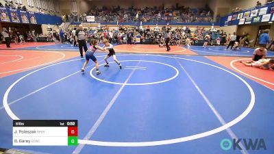 61 lbs Quarterfinal - Jace Poleszak, Sperry Wrestling Club vs Bristol Garey, Dark Cloud Wrestling Club