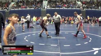 147 lbs Quarterfinal - Cayden Oseen, Biglerville vs Hunter Hopstetter, Bangor