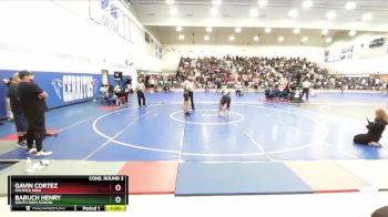 126 lbs Cons. Round 2 - Baruch Henry, South High School vs Gavin Cortez, Pacifica High