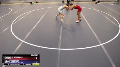 150 lbs Cons. Semi - Zytavius Williams, Minnesota vs Noah Trottier, Apple Valley Wrestling Club