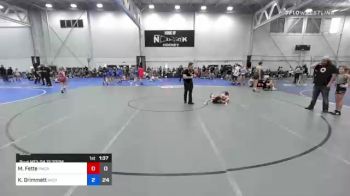 89 lbs Rr Rnd 4 - Macy Fette, PWC Athena (W) vs Kylee Grimmett, Michigan Rev Girls