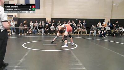 175 lbs Quarterfinal - Jack Sawiski, Silver Lake vs Thomas Kineavy, Woburn
