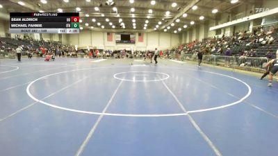 149 lbs Quarterfinal - Sean Aldrich, Utica vs Michael Fahmie, Ithaca