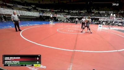 165 lbs Placement (16 Team) - Dennis Monzo, St. Augustine Prep vs Jake Brubaker, Westfield