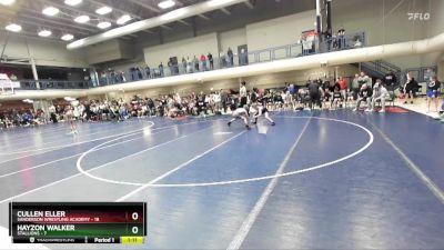 65 lbs Round 1 (16 Team) - Hayzon Walker, Stallions vs Cullen Eller, Sanderson Wrestling Academy