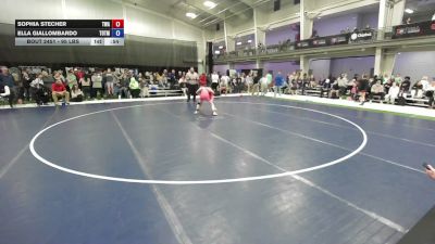 100 lbs 5th Place Match - Sophia Stecher, Thoroughbred Wrestling Academy vs Ella Giallombardo, Tip Of The Mitt Wrestling Club