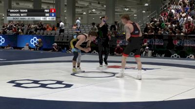 57 kg Cons. Sub-semis - Brody Teske, PWC RTC vs Ezekiel Witt, Bison Wrestling Club