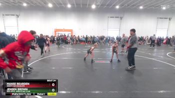 70 lbs Quarterfinal - Jensen Brown, Red Devil Wrestling Club vs Manse Rearden, Ninety Six Wildcats