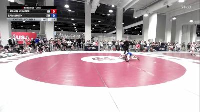38 lbs Champ. Round 2 - Kanin Kumfer, Interior Grappling Academy vs Sam Smith, Sebolt Wrestling Academy