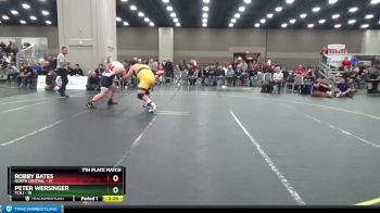 285 lbs Placement Matches (16 Team) - Peter Wersinger, TCNJ vs Robby Bates, North Central