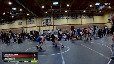 115 lbs Round 4 (10 Team) - Jack Callaway, Kraken vs JACK AGLER, South Side WC