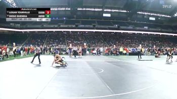 D1-150 lbs Cons. Round 1 - Logan Tourville, Warren Cousino vs Diego Buendia, Lincoln Park