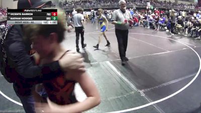 90 lbs Champ. Round 1 - Nathan Hodges, Wahoo Wrestling Club vs Vicente Barron, Pride Wrestling Club