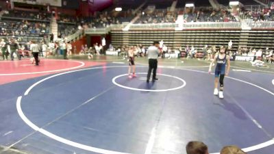 78 lbs Quarterfinal - Santiago Piplica, Riverton USAW vs Carmine Crisman, North Montana WC