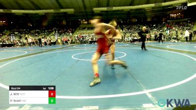 132 lbs Quarterfinal - Jackson Witt, Tuttle Wrestling vs Preston Scott, Tironook Wrestling