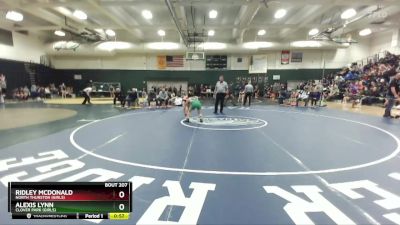 110 lbs Cons. Round 1 - Ridley McDonald, North Thurston (Girls) vs Alexis Lynn, Clover Park (Girls)