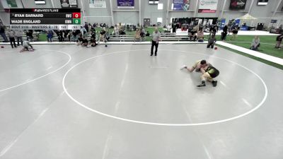 Masters B - 78 lbs Champ. Round 5 - Ryan Barnard, Ridge Wrestling Club vs Wade England, Iowa