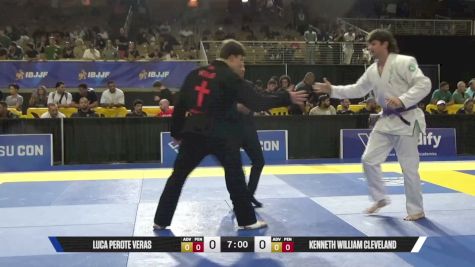 Kenneth William Cleveland vs Luca Perote Veras 2026 Pan Jiu Jitsu IBJJF Championship