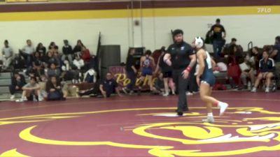 110 lbs 1st Place Match - Kayla Mckinley-Johnson, Menlo College vs Mia Navarro, Menlo College