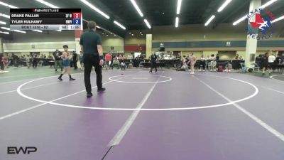 92 lbs Quarterfinal - Drake Pallan, 3F Wrestling vs Tyler Kulhawy, Empire Elite Wrestling