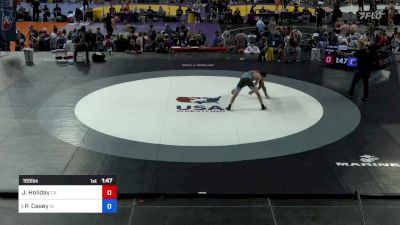 165 lbs Rnd Of 64 - Jude Holiday, CA vs Parker Casey, IA