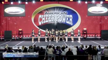 Five Star - Insanity [2026 L4 Senior - D2 - Small Day 1] 2026 Cheer Power Grand Nationals