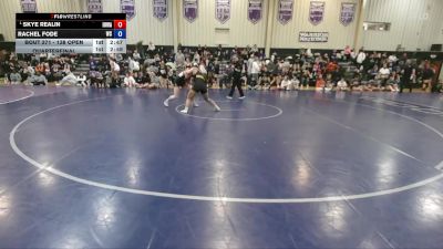 138 Open Quarterfinal - Skye Realin, Iowa vs Rachel Fode, Wartburg