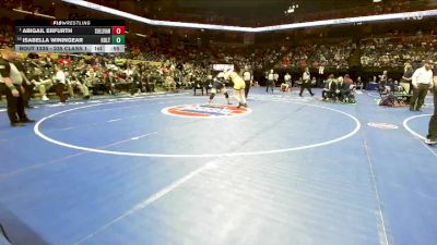 235 Class 1 lbs Cons. Round 3 - Abigail Erfurth, Sullivan vs Isabella Winingear, Holt