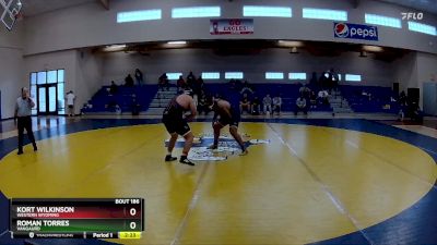 285 lbs Cons. Round 2 - Roman Torres, Vangaurd vs Kort Wilkinson, Western Wyoming