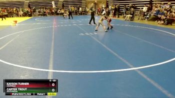 60 lbs Cons. Round 1 - Carter Trout, Hutchinson vs Kayson Turner, Chatfield